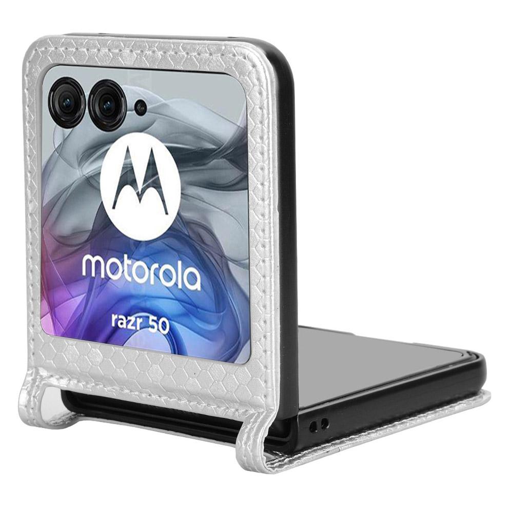 For Motorola Razr 60/Razr 50 5G Phone Case with Card Holder Imprinted Dot Pattern Leather Phone Cover Silver
For Motorola Razr 60/Razr 50 5G Phone Case with Card Holder Imprinted Dot Pattern Leather Phone Cover Silver