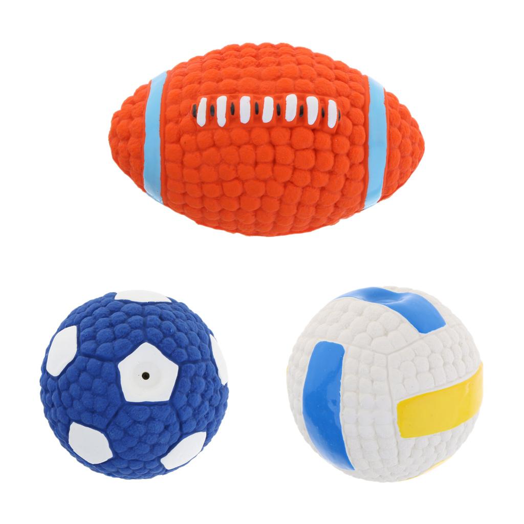 Squeaky Rugby/Football/Volleyball Balls Toys for Dogs Pets Playing - Volleyball Volleyball
Squeaky Rugby/Football/Volleyball Balls Toys for Dogs Pets Playing - Volleyball Volleyball