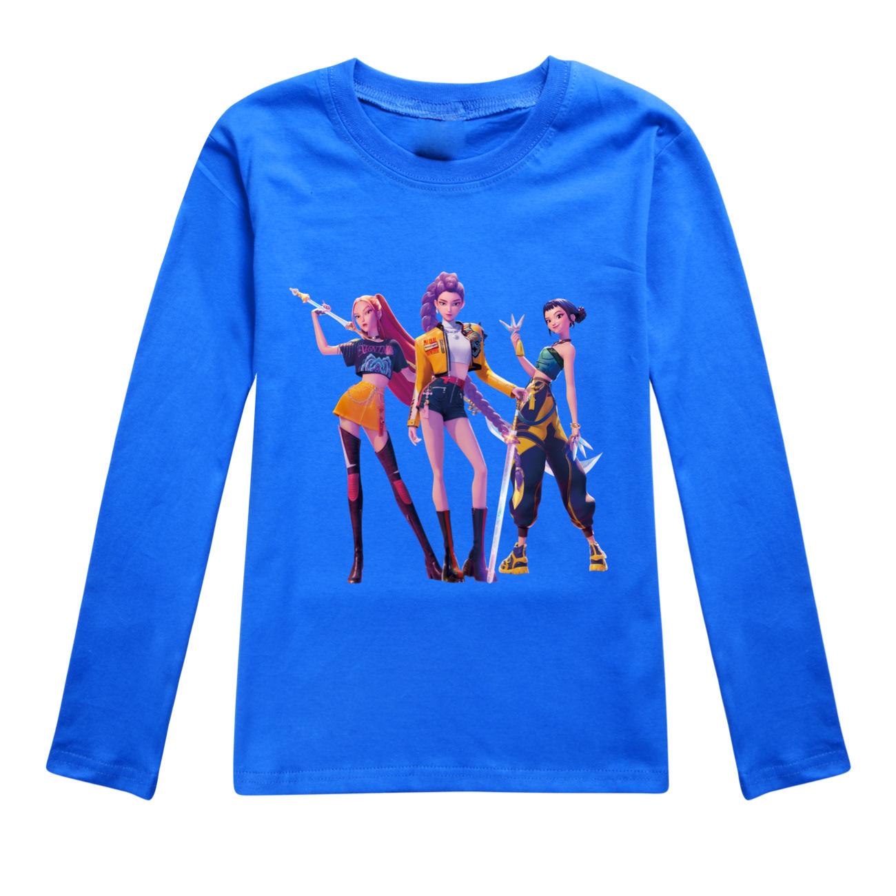 KPop Demon Hunters Kids T-Shirt Long Sleeve O-Neck Casual Fashion Cartoon Loose Top for Boys And Girls 170
KPop Demon Hunters Kids T-Shirt Long Sleeve O-Neck Casual Fashion Cartoon Loose Top for Boys And Girls 170