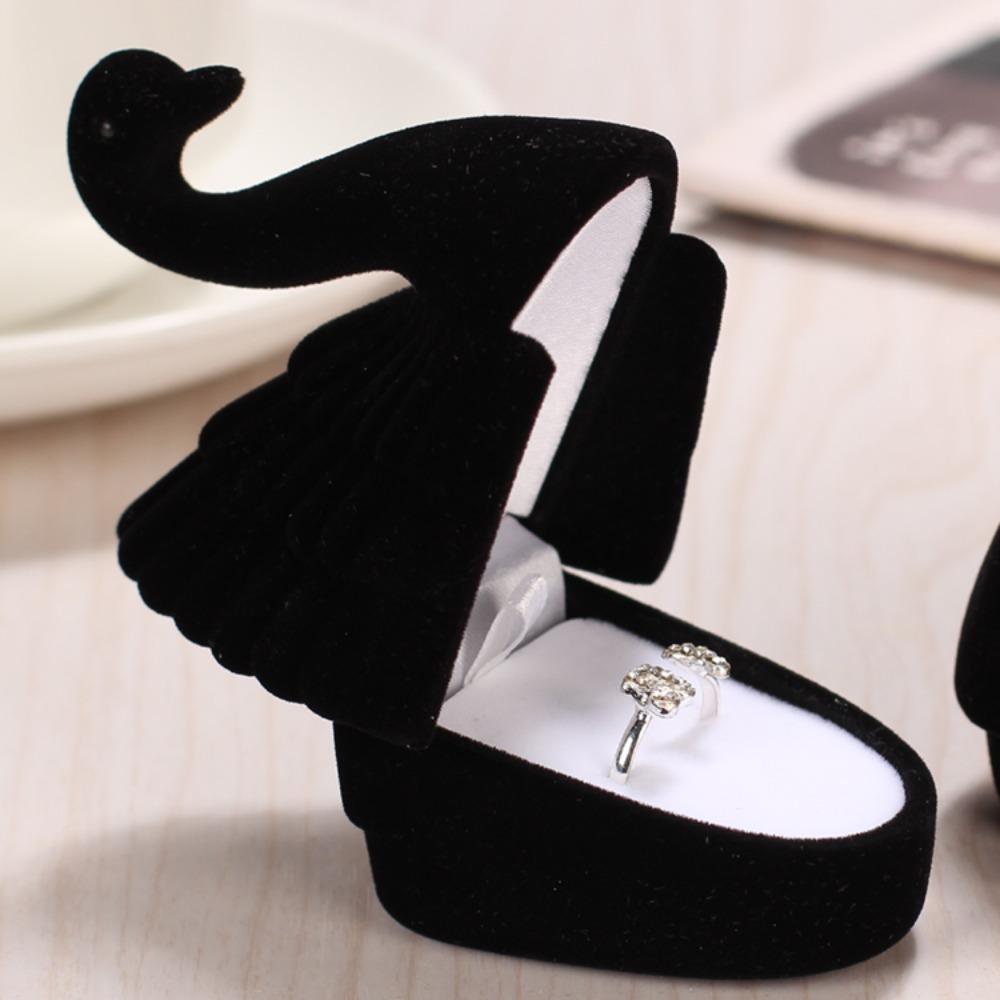 Swan Ring Display Box Turtle Jewelry Packaging Holder Cute Creative Ring Case Gift Box Flower
Swan Ring Display Box Turtle Jewelry Packaging Holder Cute Creative Ring Case Gift Box Flower