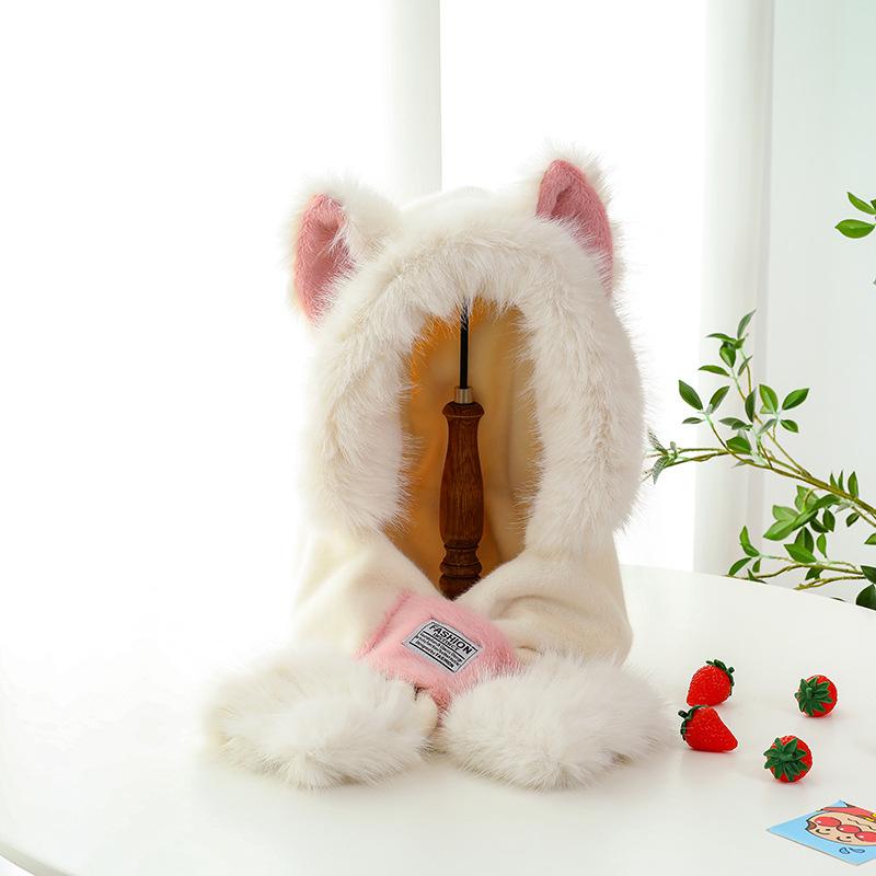 Плюшевый медведь Стильная зимняя шапка и шарф для мужчин и женщин Мягкий и теплый дизайн белый
Плюшевый медведь Стильная зимняя шапка и шарф для мужчин и женщин Мягкий и теплый дизайн белый