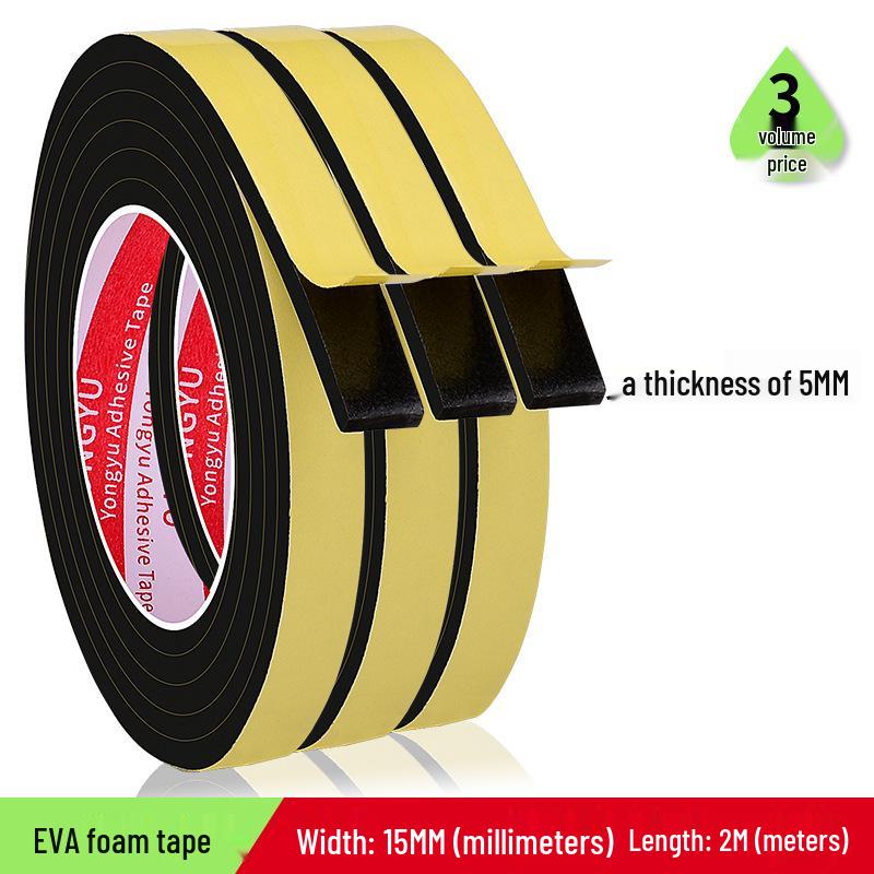 EVA Черная Прочная Поролоновая Односторонняя Самоклеящаяся Лента - Мягкая, Дышащая, Высокопенная Губчатая Лента
EVA Черная Прочная Поролоновая Односторонняя Самоклеящаяся Лента - Мягкая, Дышащая, Высокопенная Губчатая Лента