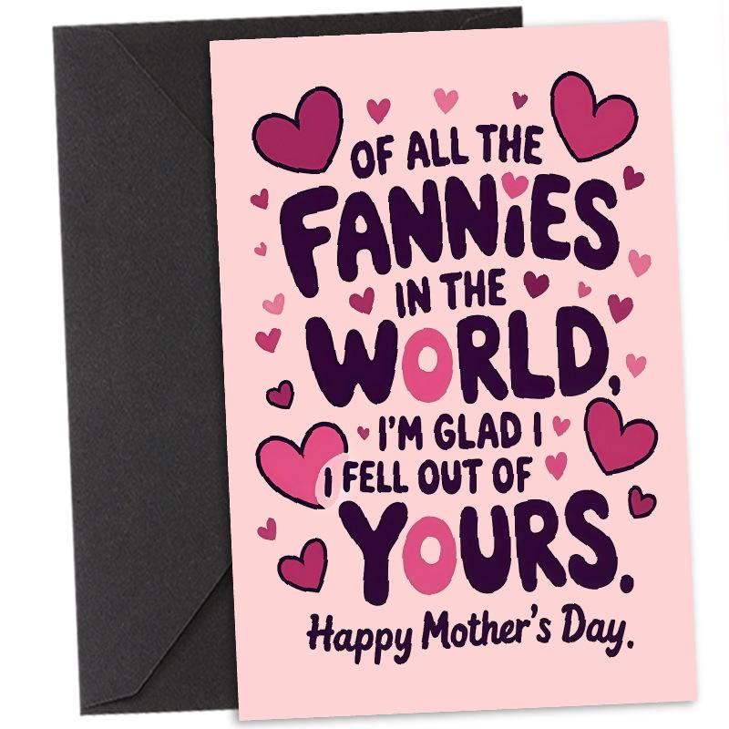 1set with Envelope Mother s Day Card, Funny & Heartfelt Sentimental for Mom - Unique Motherhood Wishes from or - Happy Wedding
1set with Envelope Mother s Day Card, Funny & Heartfelt Sentimental for Mom - Unique Motherhood Wishes from or - Happy Wedding
