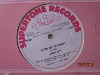 12inch Record LOVER BOY - Love Me Tonight SR005 Supertone Recor 198- UK Reggae, Ska & Dub Used
12inch Record LOVER BOY - Love Me Tonight SR005 Supertone Recor 198- UK Reggae, Ska & Dub Used