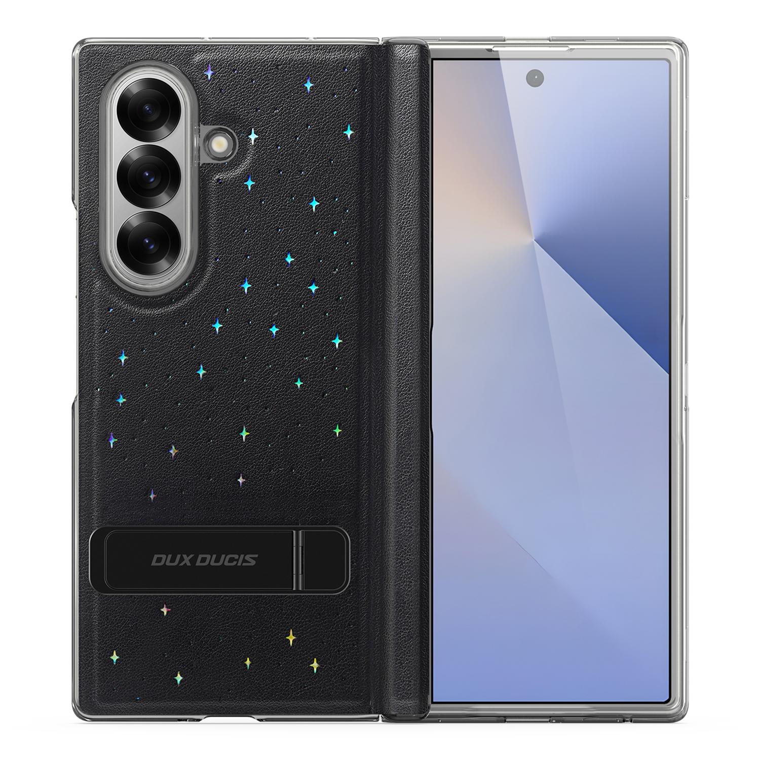 DUX DUCIS STEX Series For Samsung Galaxy Z Fold7 5G Case Kickstand Star Pattern PU Leather Back Cover with Tempered Glass Film A
DUX DUCIS STEX Series For Samsung Galaxy Z Fold7 5G Case Kickstand Star Pattern PU Leather Back Cover with Tempered Glass Film A