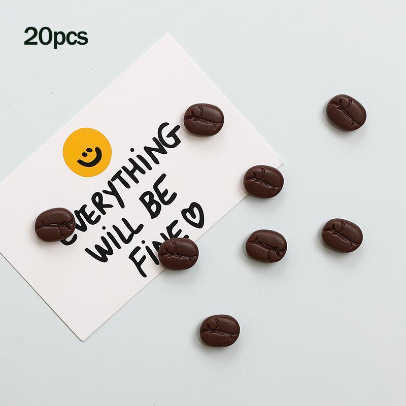 20 Magnetic Decorative Fridge Magnets Heart-Shaped / Mini Cheese / Coffee Bean / Macaron Bean Designs For Various Occasions
20 Magnetic Decorative Fridge Magnets Heart-Shaped / Mini Cheese / Coffee Bean / Macaron Bean Designs For Various Occasions