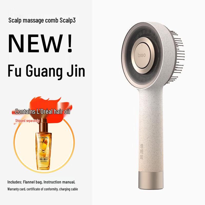 Breo Smart Scalp Massager Comb Scalp 3S
Breo Smart Scalp Massager Comb Scalp 3S