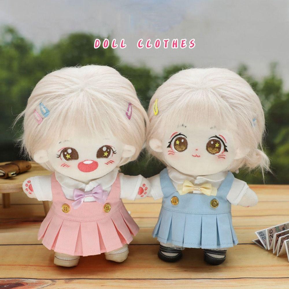 4 Colors Doll Skirt Suit Cute Mini Clothes Dresses 20cm Cotton Doll/Cotton Stuffed Dolls
4 Colors Doll Skirt Suit Cute Mini Clothes Dresses 20cm Cotton Doll/Cotton Stuffed Dolls