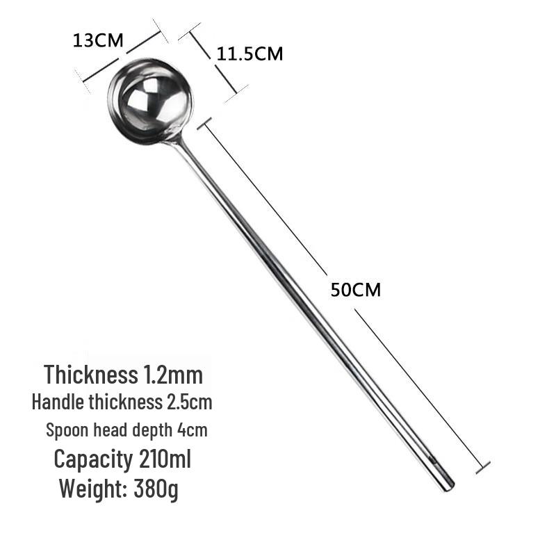 XiYao Stainless Steel Long-Handled Commercial Kitchen Utensils
XiYao Stainless Steel Long-Handled Commercial Kitchen Utensils