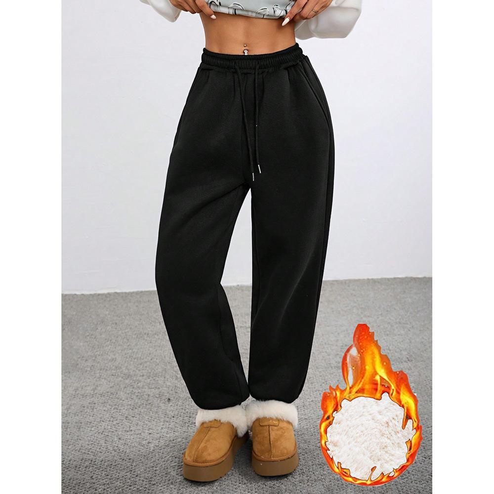 Mid-Waist Women s Lambswool Winter Pants with Fleece Lining, Loose Fit, Warm, Cuffed Legs. XL чёрный
Mid-Waist Women s Lambswool Winter Pants with Fleece Lining, Loose Fit, Warm, Cuffed Legs. XL чёрный