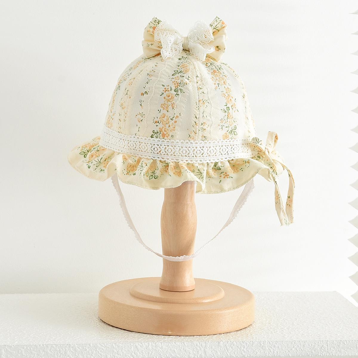 Children s Floral Wide-Brim Bucket Hat - Spring/Autumn Korean Style, Sun Protection for Toddlers Hat Circumference 44-46 cm жовтий/квітковий
Children s Floral Wide-Brim Bucket Hat - Spring/Autumn Korean Style, Sun Protection for Toddlers Hat Circumference 44-46 cm жовтий/квітковий