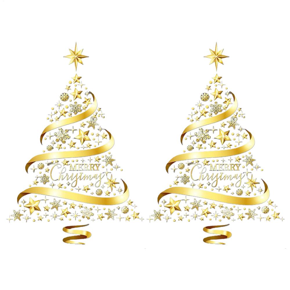 Golden Christmas Tree Window Stickers PVC Electrostatic Clings for Holiday Glass & Door Decor Reusable Decals for Living Room
Golden Christmas Tree Window Stickers PVC Electrostatic Clings for Holiday Glass & Door Decor Reusable Decals for Living Room