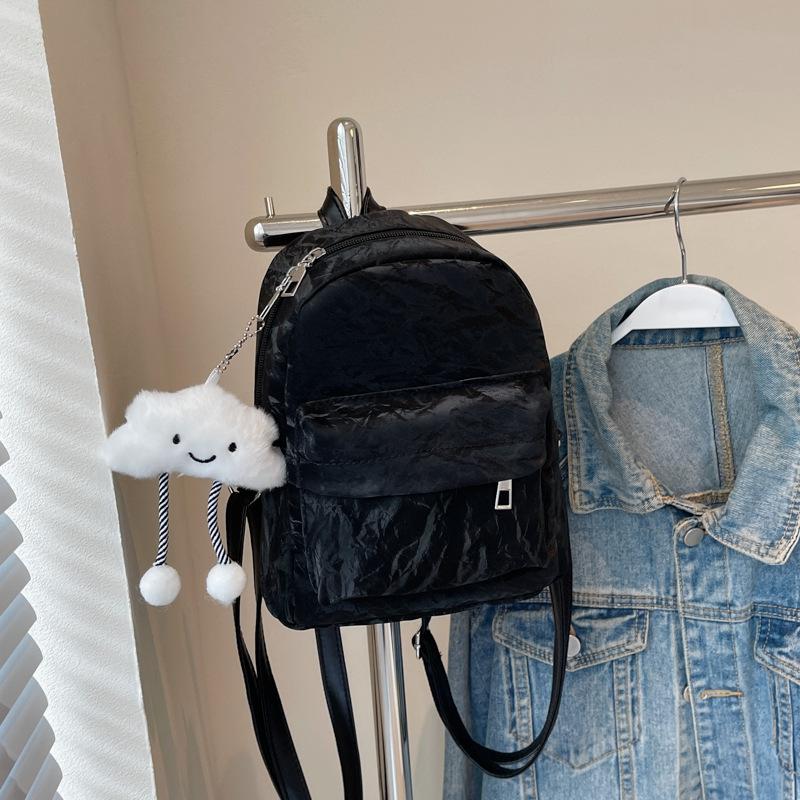 Корейская версия однотонного простого небольшого рюкзака для пары, женский дорожный персонализированный рюкзак 2024 года, новый повседневный нишевый рюкзак Without pendant чёрный
Корейская версия однотонного простого небольшого рюкзака для пары, женский дорожный персонализированный рюкзак 2024 года, новый повседневный нишевый рюкзак Without pendant чёрный