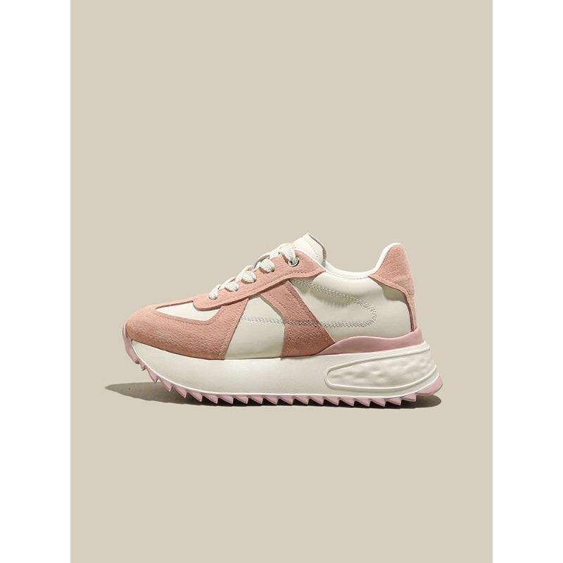 Женские новые повседневные туфли на толстой подошве, с контрастной цветной вставкой, увеличивающие рост, удобные и универсальные 40 розовый
Женские новые повседневные туфли на толстой подошве, с контрастной цветной вставкой, увеличивающие рост, удобные и универсальные 40 розовый