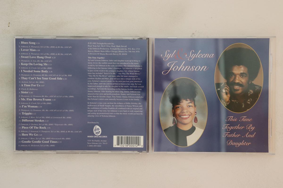 CD SYL JOHNSON SYLEENA JOHNSON This Time Together By Father And Da TRI0001 TWINIGHT 1995 US SoulFunk Used
CD SYL JOHNSON SYLEENA JOHNSON This Time Together By Father And Da TRI0001 TWINIGHT 1995 US SoulFunk Used