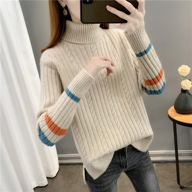 Autumn Winter Turtleneck Sweater Women s Pullover New High Stretch Long Sleeved Knitted Sweater Looser Female Jumper Tops S абрикосовый
Autumn Winter Turtleneck Sweater Women s Pullover New High Stretch Long Sleeved Knitted Sweater Looser Female Jumper Tops S абрикосовый