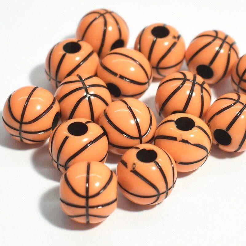 Wholesale 50Pcs/Pack Basketball Football Baseball Rugby Tennis Beads For Jewelry Making 10mm 12mm Acrylic DIY Bracelet Necklace
Wholesale 50Pcs/Pack Basketball Football Baseball Rugby Tennis Beads For Jewelry Making 10mm 12mm Acrylic DIY Bracelet Necklace