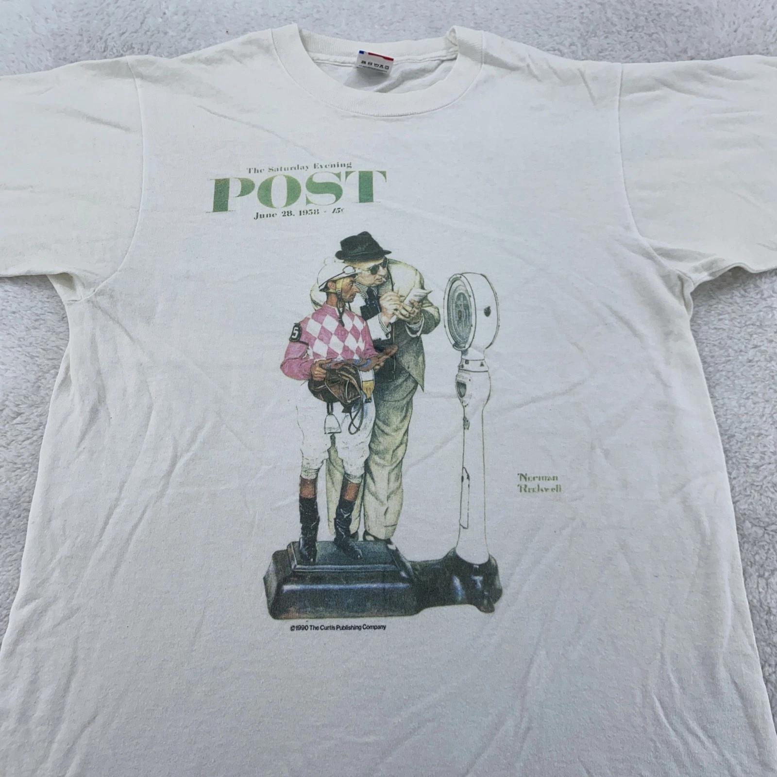 Vintage Norman Rockwell Saturday Evening Post Art Shirt Mens Small Tee 90s 4XL
Vintage Norman Rockwell Saturday Evening Post Art Shirt Mens Small Tee 90s 4XL
