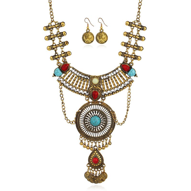 Ожерелье, Винтажный многослойный набор ожерелий с кисточками из драгоценных камней золотой
Ожерелье, Винтажный многослойный набор ожерелий с кисточками из драгоценных камней золотой