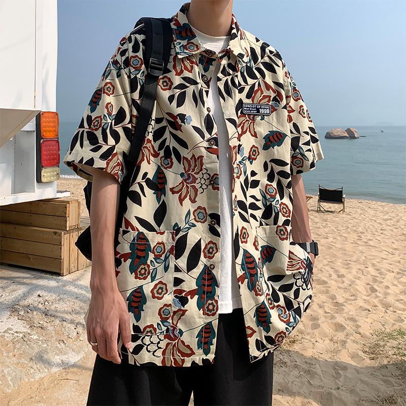 Мужская ретро-рубашка с коротким рукавом в японском стиле хип-хоп в стиле гавайи L красный
Мужская ретро-рубашка с коротким рукавом в японском стиле хип-хоп в стиле гавайи L красный