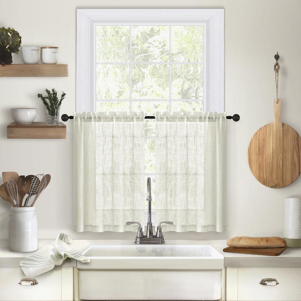 2PCS Through-shaft Type Gauze Tulle Kitchen Curtain Light Filtering Window Drapes Bedroom 25x25 in бежевий
2PCS Through-shaft Type Gauze Tulle Kitchen Curtain Light Filtering Window Drapes Bedroom 25x25 in бежевий
