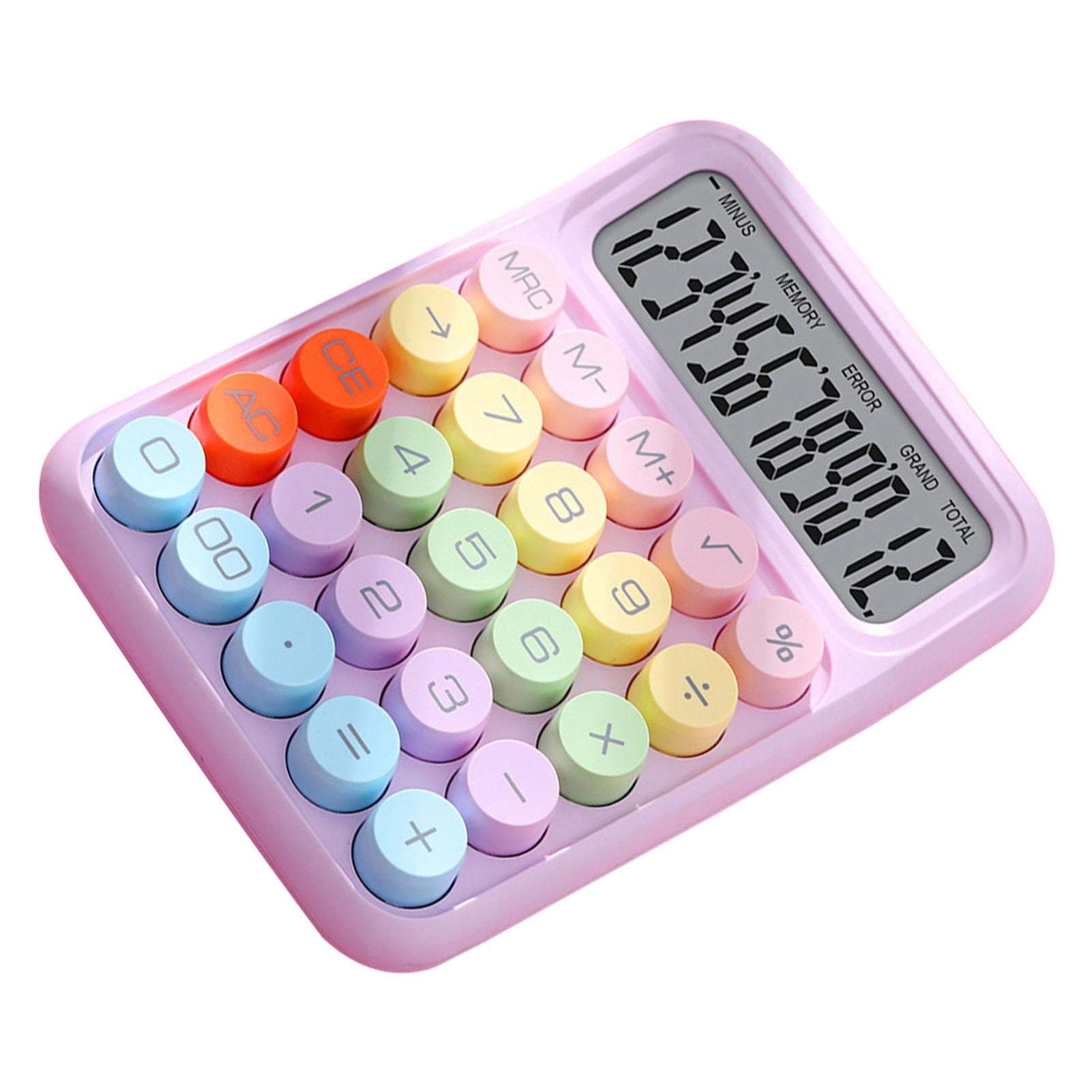 Colorful Calculator Mechanical Keyboard Calculator Electronic Desktop Calculator for Home School Office Lilac фіолетовий
Colorful Calculator Mechanical Keyboard Calculator Electronic Desktop Calculator for Home School Office Lilac фіолетовий