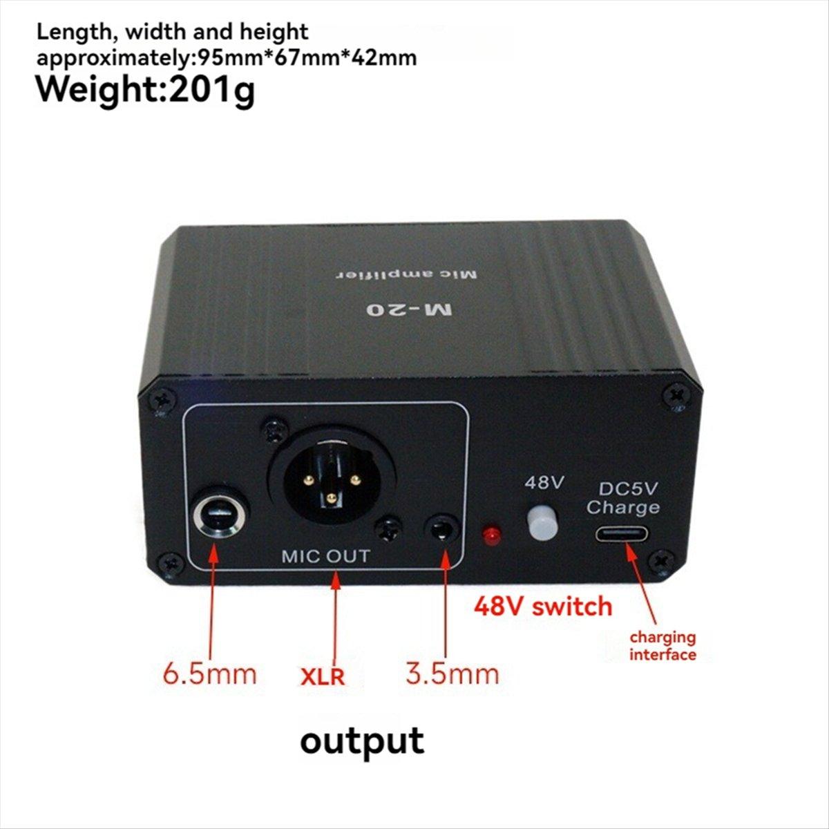 Dynamic Microphone Condenser Mic Amplifier M-20 Audio 48V Phantom Power Charging Black for Live Sound Card Speaker B China Mainland
Dynamic Microphone Condenser Mic Amplifier M-20 Audio 48V Phantom Power Charging Black for Live Sound Card Speaker B China Mainland