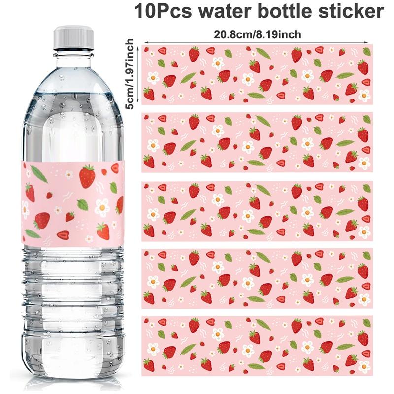 10pcs Pink Strawberry Bottle Labels Stickers Strawberry Theme Sticker for Kids 1st Birthday Baby shower Summer Party Supplies
10pcs Pink Strawberry Bottle Labels Stickers Strawberry Theme Sticker for Kids 1st Birthday Baby shower Summer Party Supplies
