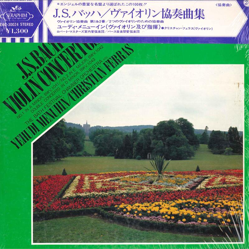 LP Record YEHUDI MENUHIN BATH FESTIVAL CHAMB J. S. Bach Violin Concertos EAC30024 SERAPHIM Japan Classical
LP Record YEHUDI MENUHIN BATH FESTIVAL CHAMB J. S. Bach Violin Concertos EAC30024 SERAPHIM Japan Classical