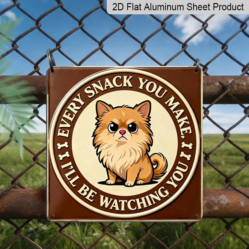 2D Flat - 1pc, Outdoor Plaque & Wall Decor, I M Watching You Snack Sign, Kitchen Wall Art, Fun Pet Decor, Rustic Humor Style, Retro Cute Decoration 20*20cm
2D Flat - 1pc, Outdoor Plaque & Wall Decor, I M Watching You Snack Sign, Kitchen Wall Art, Fun Pet Decor, Rustic Humor Style, Retro Cute Decoration 20*20cm
