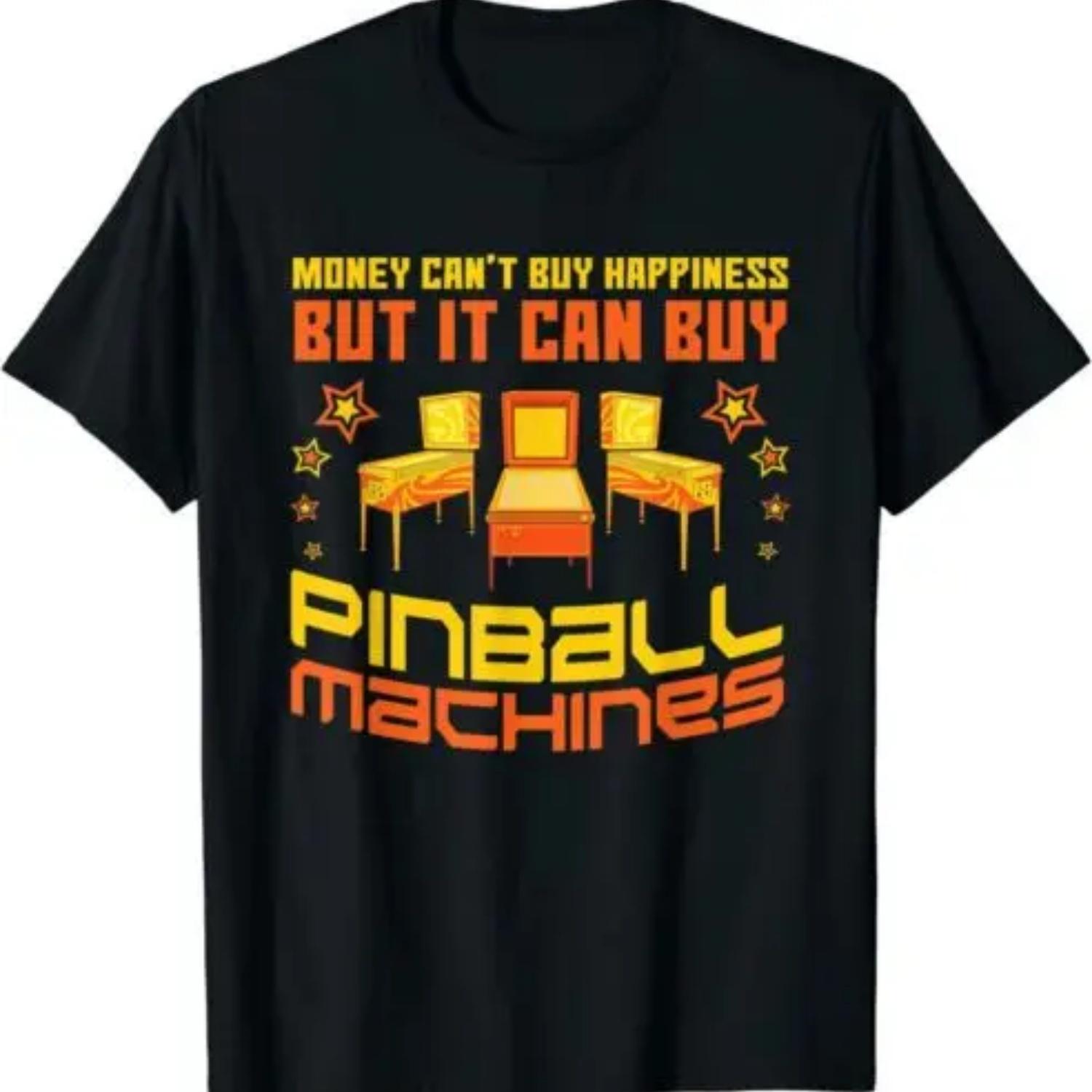 Pinball Machines Funny Vintage Arcade Game Lover Gift T-Shirt S чёрный
Pinball Machines Funny Vintage Arcade Game Lover Gift T-Shirt S чёрный