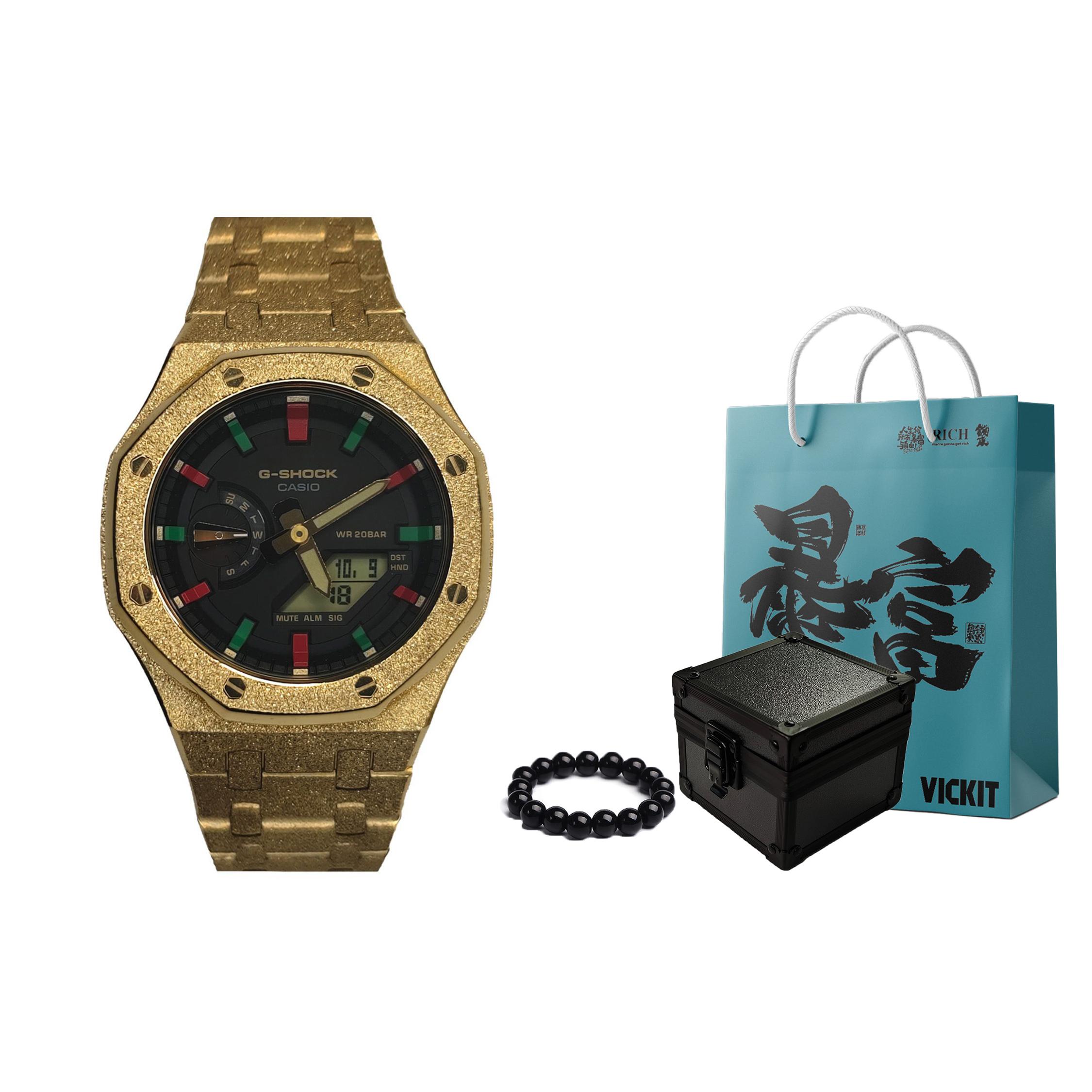 CASIO Men Liquid Crystal,Analog Dual Display Series 44mm Black Watch GA-2100-1A(Watch3--)
CASIO Men Liquid Crystal,Analog Dual Display Series 44mm Black Watch GA-2100-1A(Watch3--)