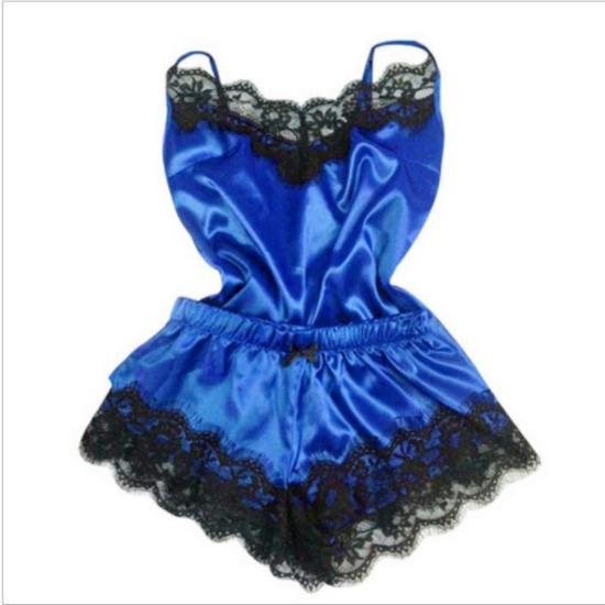 GMXIA s Strapless Ice Silk Pajamas Are Alluring and Sexy. She Wears Spaghetti-strap Shorts and Jumpsuits Pajama Sets XXL синій
GMXIA s Strapless Ice Silk Pajamas Are Alluring and Sexy. She Wears Spaghetti-strap Shorts and Jumpsuits Pajama Sets XXL синій