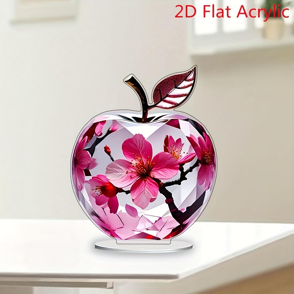 1 шт. Акриловий настільний декор у стилі Cherry Blossom Apple - багатоцільовий романтичний подарунок для дому та офісу для спальні, кафе, вітальні 1pc
1 шт. Акриловий настільний декор у стилі Cherry Blossom Apple - багатоцільовий романтичний подарунок для дому та офісу для спальні, кафе, вітальні 1pc