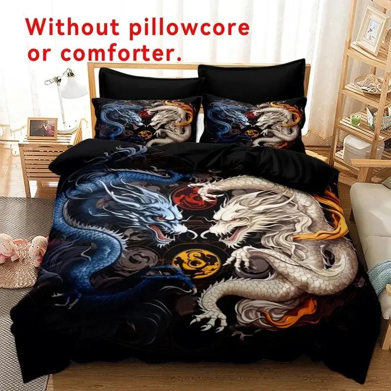 Красный Черный Дракон Принт Комплекты Пододеяльников Королева Китайский Дракон Узор Постельное Белье 3 Предмета Комплекты Наволочек Декор Спальни EU Twin(135x200cm)
Красный Черный Дракон Принт Комплекты Пододеяльников Королева Китайский Дракон Узор Постельное Белье 3 Предмета Комплекты Наволочек Декор Спальни EU Twin(135x200cm)