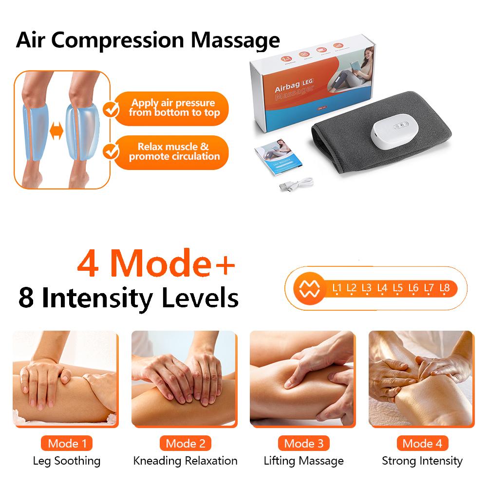 4 Mode Air Compression Calf Massager with/NO Heat Therapy Portable Muscle Tension Relief Wrap Home Wellness Leg Circulation Pad
4 Mode Air Compression Calf Massager with/NO Heat Therapy Portable Muscle Tension Relief Wrap Home Wellness Leg Circulation Pad