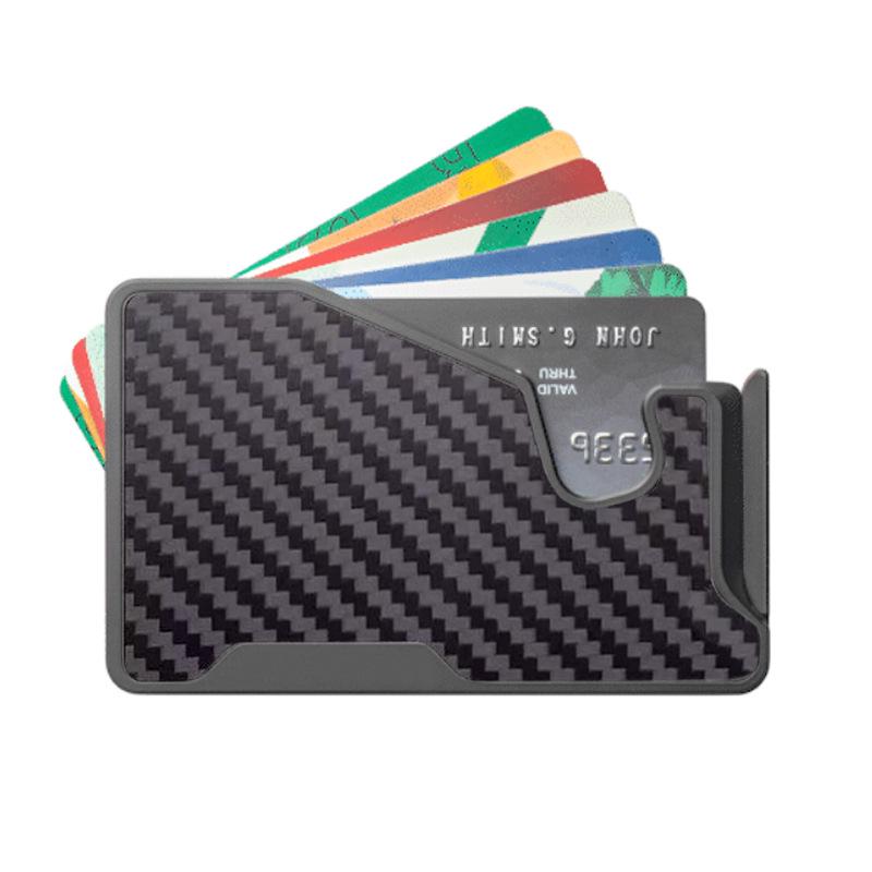 Металлический кошелек Airtag: Сверхтонкий держатель для карт с ЧПУ-трекером с блокировкой RFID
Металлический кошелек Airtag: Сверхтонкий держатель для карт с ЧПУ-трекером с блокировкой RFID