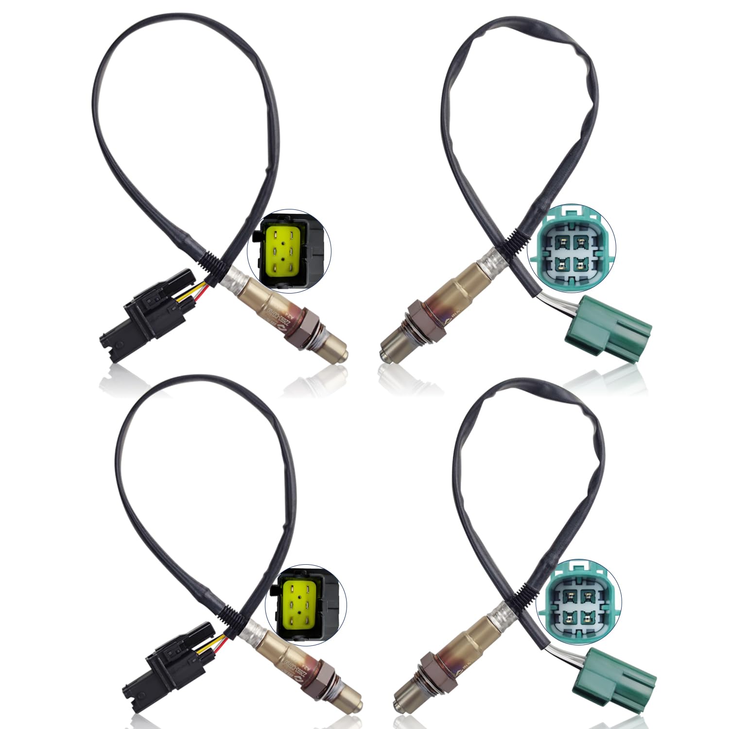4pc 22693-CD700 22690-8U300 O2 Oxygen Sensor Compatible with 2004 2005 2006 Infiniti QX56 5.6L for 2004-2006 Nissan Titan 5.6L, Upstream Downstream
4pc 22693-CD700 22690-8U300 O2 Oxygen Sensor Compatible with 2004 2005 2006 Infiniti QX56 5.6L for 2004-2006 Nissan Titan 5.6L, Upstream Downstream