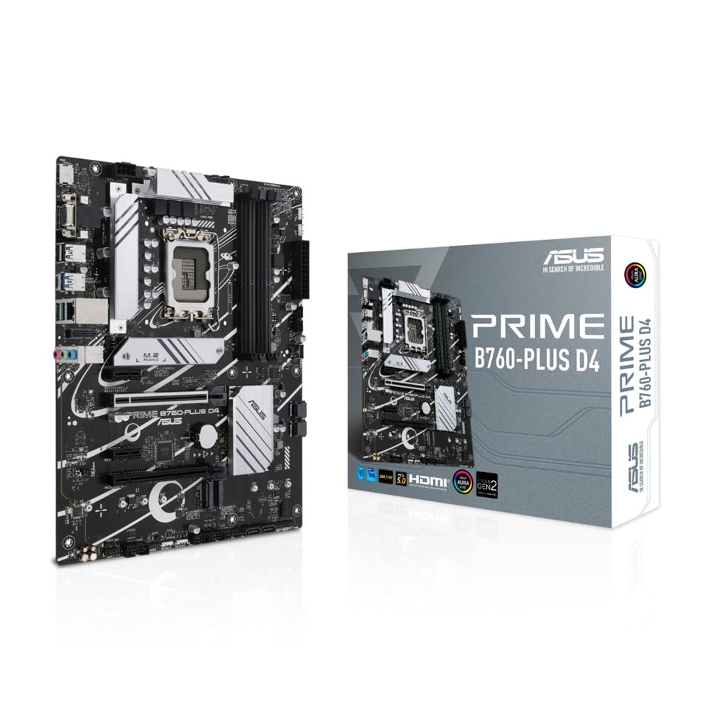 ASUS INTEL покоління LGA1700 сумісна материнська плата B760 PRIME D4 Домашній авторизований дистриб ютор продукт 13.12th B760-PLUS /
ASUS INTEL покоління LGA1700 сумісна материнська плата B760 PRIME D4 Домашній авторизований дистриб ютор продукт 13.12th B760-PLUS /