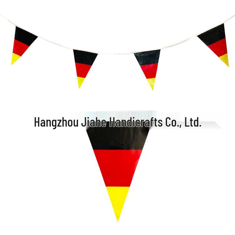 Germany Triangle String Flags - World Cup & European Cup Bar Decoration чёрный/красный
Germany Triangle String Flags - World Cup & European Cup Bar Decoration чёрный/красный