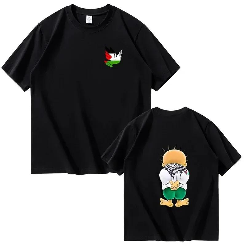 Handala T-shirt Men Fashion Summer Cotton Short Sleeve T Shirt Women Cool Casual Harajuku Hip Hop Streetwear Tee Tops Camiseta 5XL різнокольоровий
Handala T-shirt Men Fashion Summer Cotton Short Sleeve T Shirt Women Cool Casual Harajuku Hip Hop Streetwear Tee Tops Camiseta 5XL різнокольоровий
