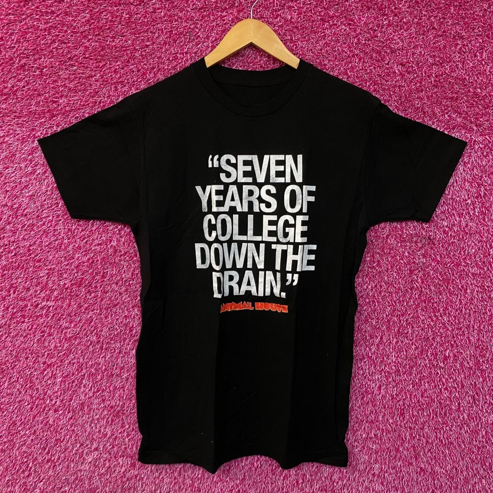 Animal House Seven Years of College Down the Drain Tshirt size medium XXXL
Animal House Seven Years of College Down the Drain Tshirt size medium XXXL
