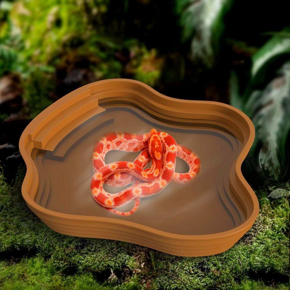 Anti-Slip Reptiles Water Basin Stair Design Amphibian Water Bowl Turtle Bathing Basin Lizard коричневий
Anti-Slip Reptiles Water Basin Stair Design Amphibian Water Bowl Turtle Bathing Basin Lizard коричневий
