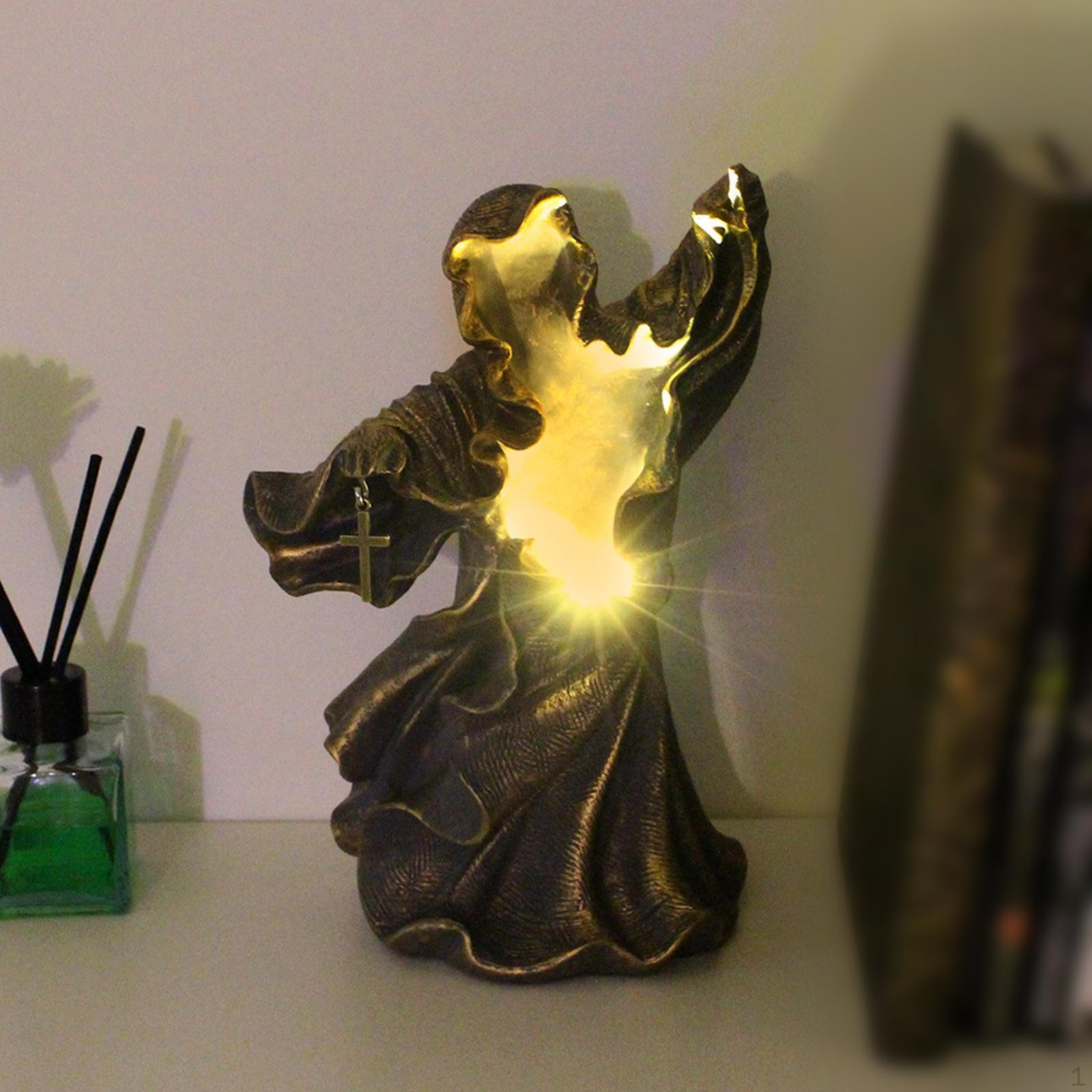 Hell Messenger Resin Statue Figurine,Faceless Evil Sculpture Scary Prop Lighting Halloween
Hell Messenger Resin Statue Figurine,Faceless Evil Sculpture Scary Prop Lighting Halloween