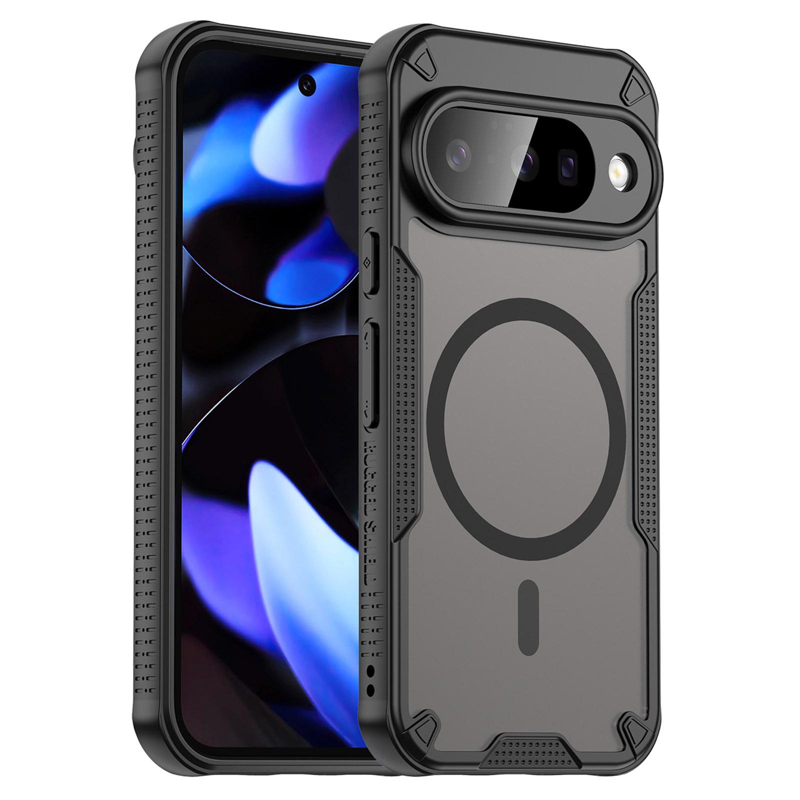 For Google Pixel 10 Magnetic Case Compatible with MagSafe TPU+PC Phone Back Cover Black
For Google Pixel 10 Magnetic Case Compatible with MagSafe TPU+PC Phone Back Cover Black