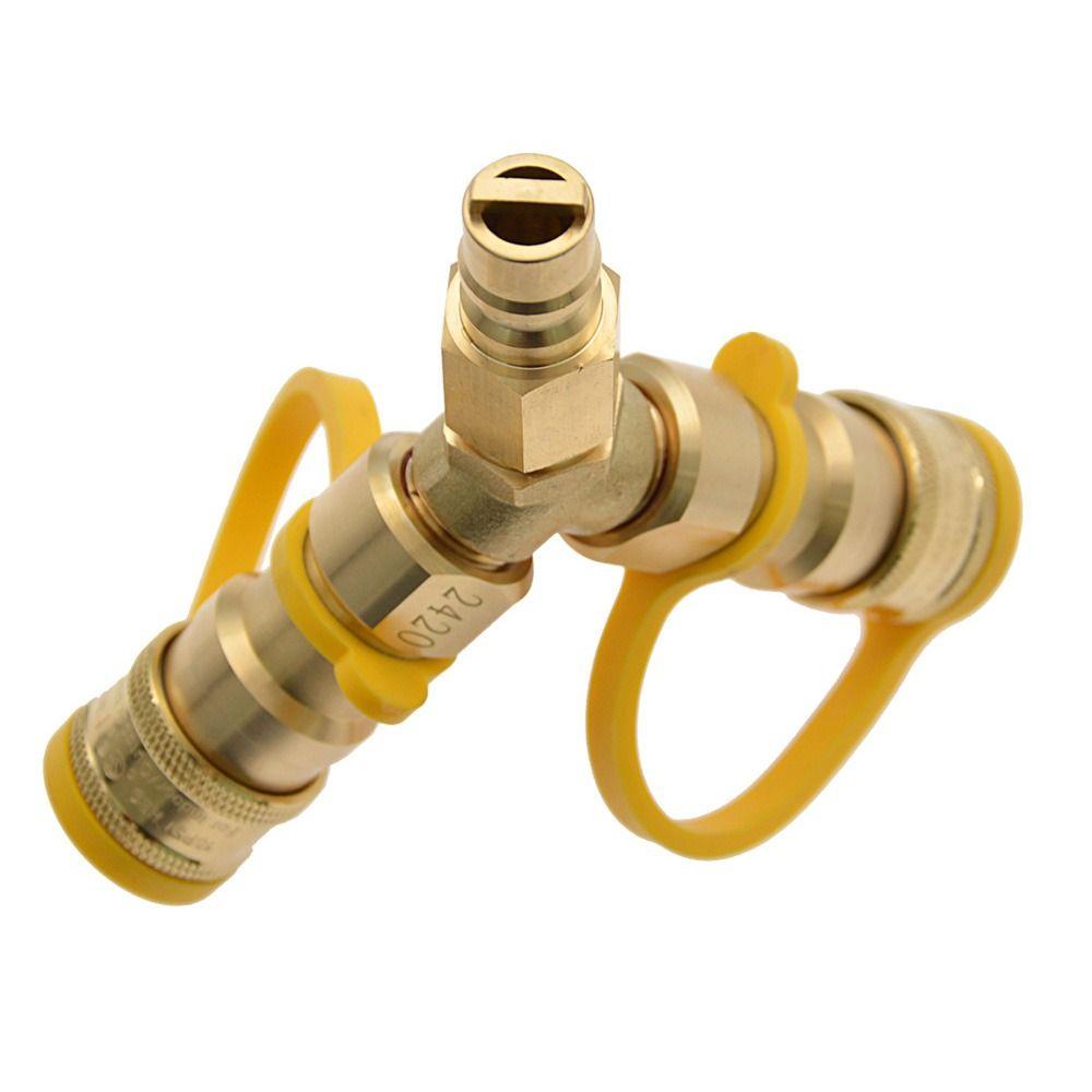 3/8 Inch Natural Gas Y Splitter Conversion Kit for Natural Gas Line Generator, Heater, RV Trailer 3/8 Inch
3/8 Inch Natural Gas Y Splitter Conversion Kit for Natural Gas Line Generator, Heater, RV Trailer 3/8 Inch