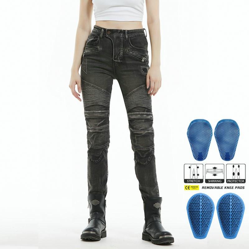 VOLERO Motorcycle Riding Pants Female Knight Retro Old Washed Drop Resistance Jeans Silicone Protective Gear XXS
VOLERO Motorcycle Riding Pants Female Knight Retro Old Washed Drop Resistance Jeans Silicone Protective Gear XXS