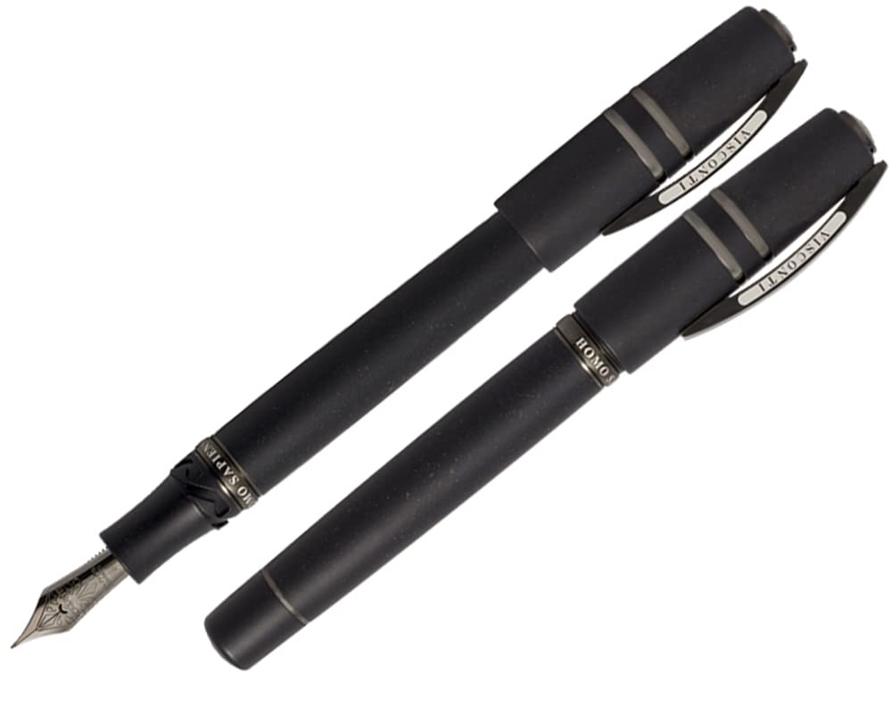 Visconti Homo Sapiens Dark Age BT Fountain Pen, Large, 18K Inhalation, Fine Point F
Visconti Homo Sapiens Dark Age BT Fountain Pen, Large, 18K Inhalation, Fine Point F