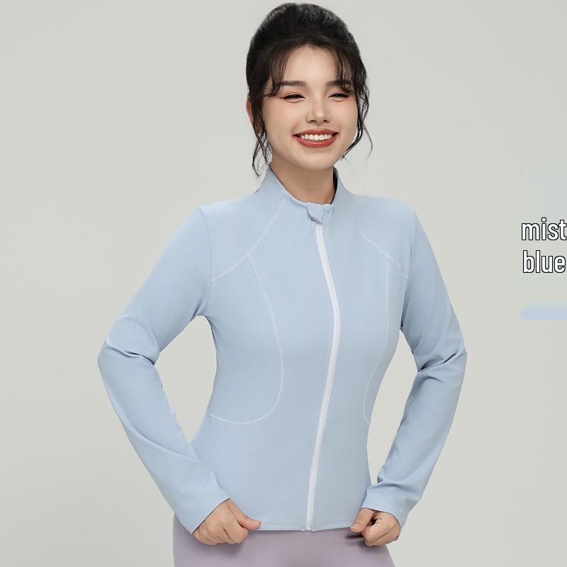 Женская спортивная куртка больших размеров с высокой эластичностью - утягивающий топ для фитнеса и активного отдыха с воротником-стойкой и длинными рукавами 5XL
Женская спортивная куртка больших размеров с высокой эластичностью - утягивающий топ для фитнеса и активного отдыха с воротником-стойкой и длинными рукавами 5XL