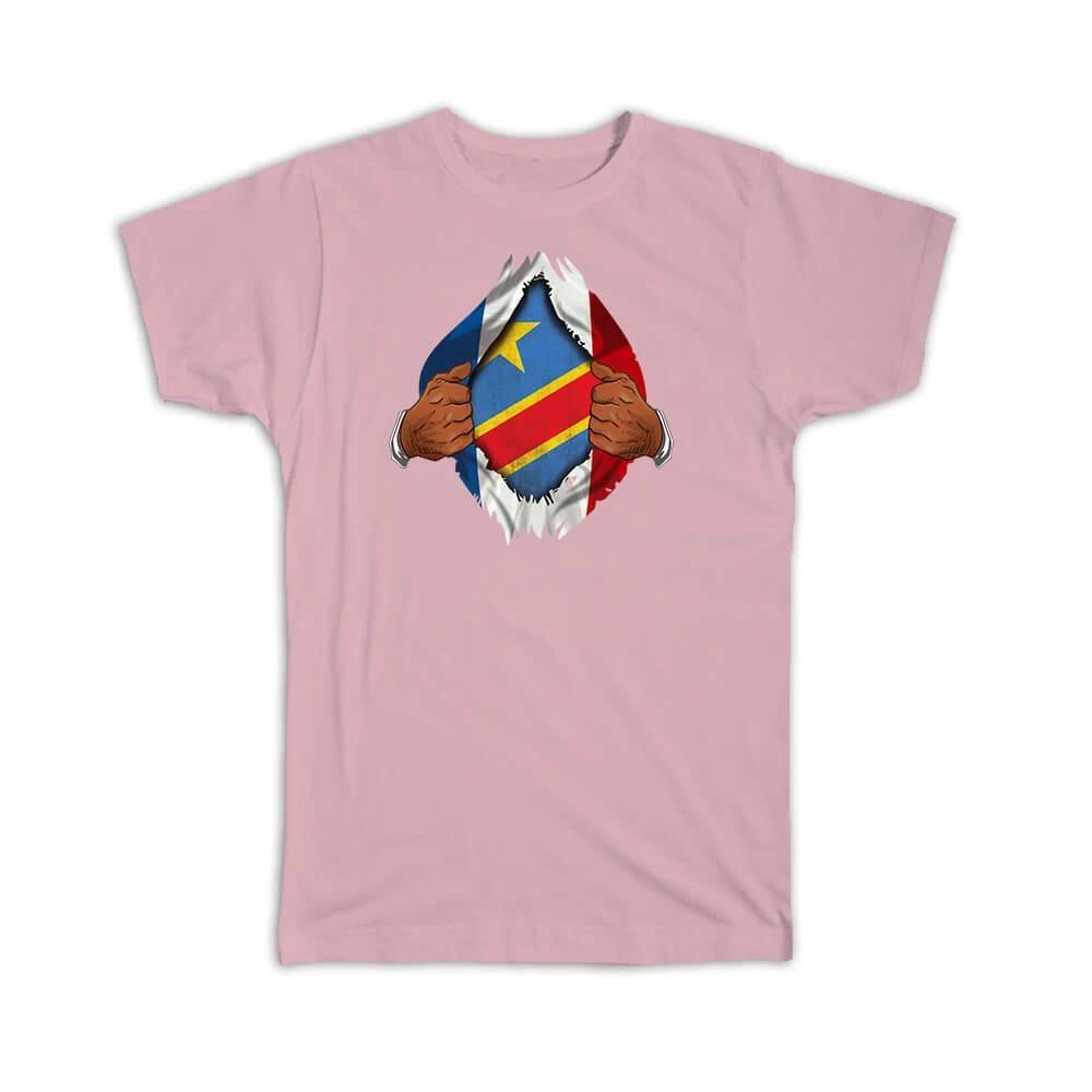 Gift T-Shirt : Congo French Flag Chest Congolose L
Gift T-Shirt : Congo French Flag Chest Congolose L